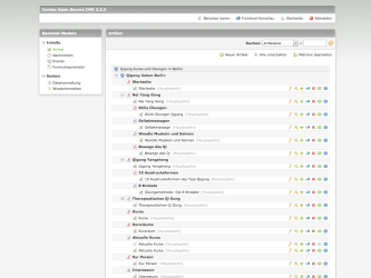 Eigenhändige Verwaltung im Content Management System